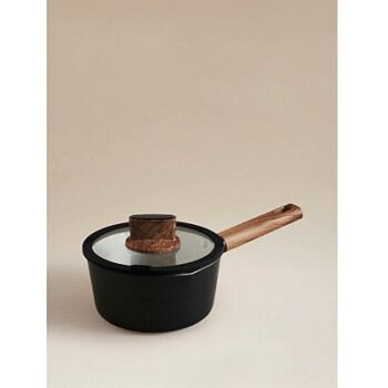 George Home Black Simply Saucepan (18cm)
