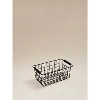 George Home Black Wire Basket