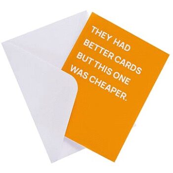 George Home Blank card