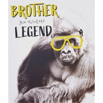 George Home Brother Birthday Card