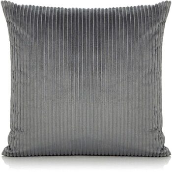 George Home Charcoal Jumbo Cord Cushion