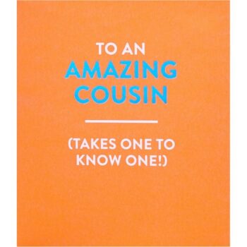 George Home Cousin Birthday Card