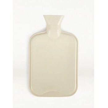 George Home Cream Hot Water Bottle
