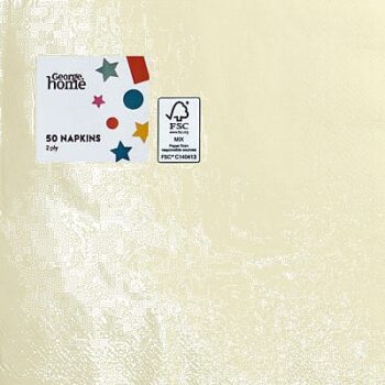 George Home Cream Napkins