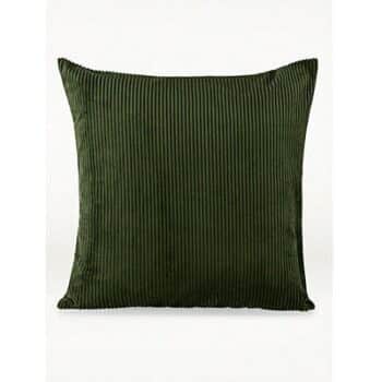 George Home Green Cord Cushion