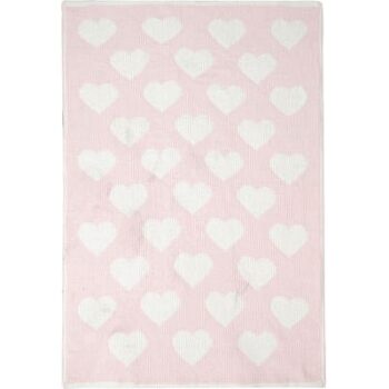 George Home Heart Chenille Baby Blanket
