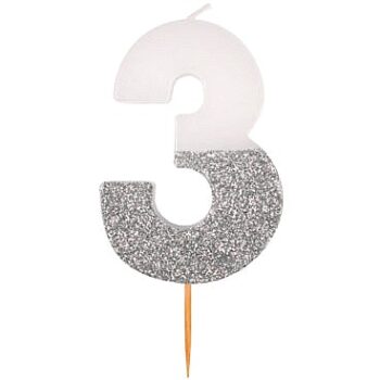 George Home Large Number Candle 3