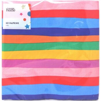 George Home Napkins Rainbow Stripe