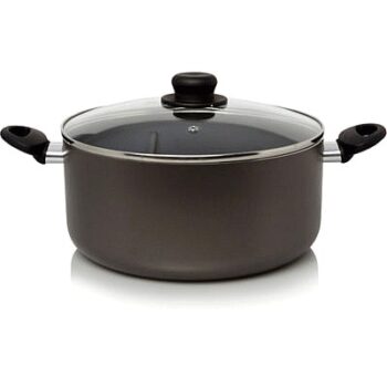 George Home Non-Stick Stockpot Aluminium