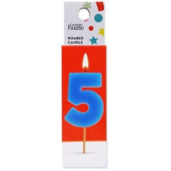 George Home Number Candle 5
