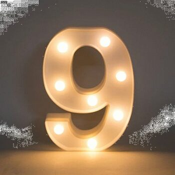 George Home Number Light 9