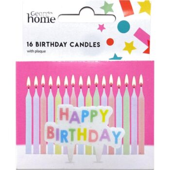 George Home Plaque Candles Pastel