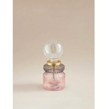 George Home Ribbed Glass Lamp