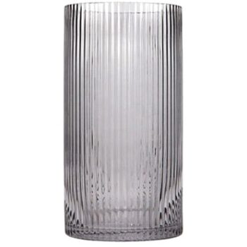 George Home Ribbed Glass Vase