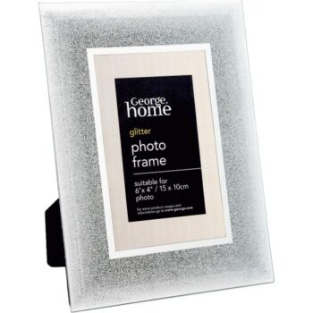 George Home Silver Glitter Ombre Frame 6x4 Inch