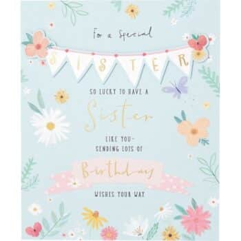 George Home Sister Birthday Card