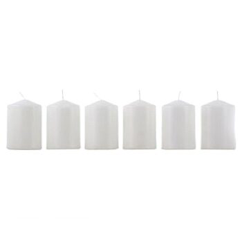 George Home Unscented White Pillar Candle