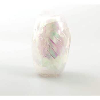 George Home White Iridescent Curling Ribbon