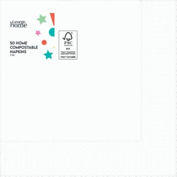 George Home White Napkins