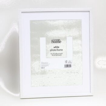 George Home White Plastic Frame