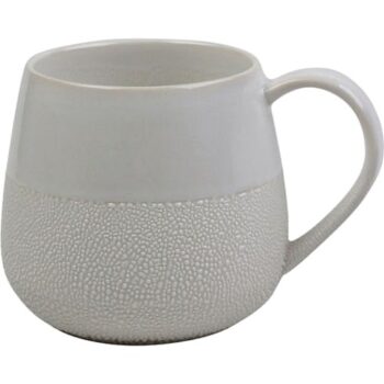 George Home White Reactive Glaze Bubble Mug