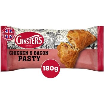 Ginsters Chicken & Bacon Pasty (180g)
