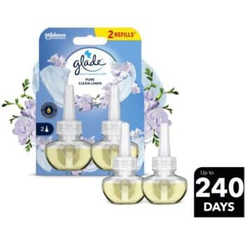 Glade Electric Scented Twin Plug In Clean Linen (2 x 20ml)