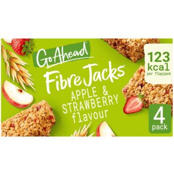 Go Ahead Fibre Jacks Apple & Strawberry Multipack Snack Bars (4 x 29.7g, 118.9g)
