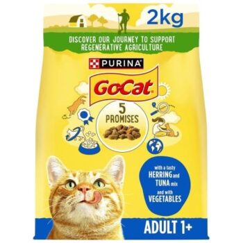 Go-Cat Adult Dry Cat Food Tuna Herring & Vegetable (2kg)