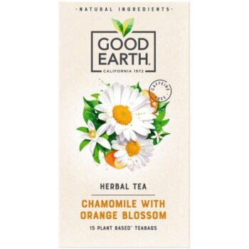 Good Earth Herbal Tea Chamomile Orange Blossom 15 Tea Bags (21g)