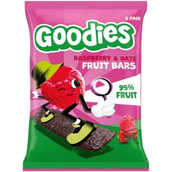 Goodies Raspberry & Date Fruit Bars (5 x 20g)