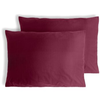 Habitat Cotton Rich Berry Pillow Case