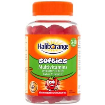 Haliborange 3-12 Years Everyday Health Multivitamin Softies 60 Strawberry Flavour (60)