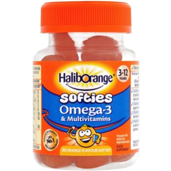 Haliborange Omega-3 Multivitamin Softies 3-12 Years Orange 30 (30)