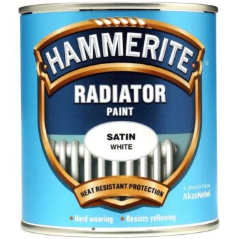 Hammerite Radiator Enamel Satin White (500ml)