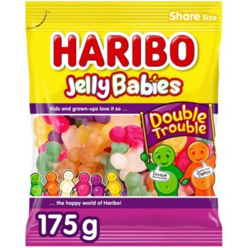 Haribo Double Trouble Jelly Babies Bag (175g)