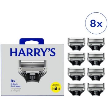 Harry's 5 Blade Cartridges Razor Blade Refills (8)