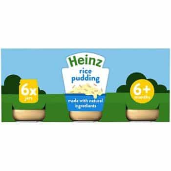 Heinz Rice Pudding Baby Food 6+ Months (6 x 120g)