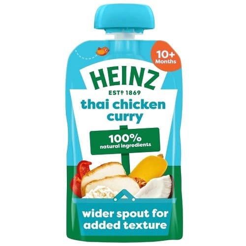 Heinz Thai Chicken Curry Pouch Baby Food 10+ Months By Nature (180g)