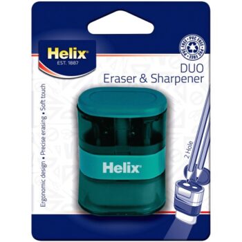 Helix Duo Eraser And Sharpener