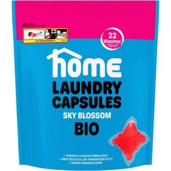 HOME Sky Blossom Fragranced Biological Laundry Capsules (22x18g capsules) (396g)