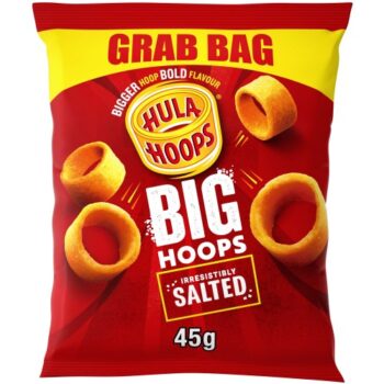 Hula Hoops Big Hoops Salted Grab Bag Crisps (45g)