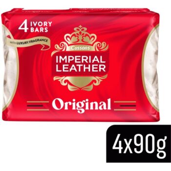 Imperial Leather Original Bar Soap (4 x 90g)