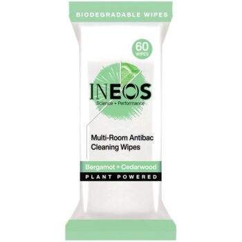 INEOS Antibac Multi-Room Wipes Bergamot + Cedarwood 60