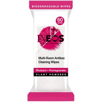 INEOS Antibac Multi-Room Wipes Rhubarb + Pomegranate 60Each