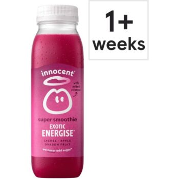 Innocent Super Smoothie Lychee Apple & Dragon Fruit with Vitamins
