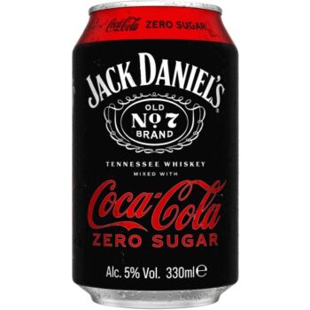 Jack Daniel's Whiskey & Coca-Cola Zero Sugar (330ml)