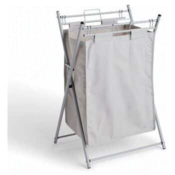John Lewis Basics Laundry Hamper Grey each