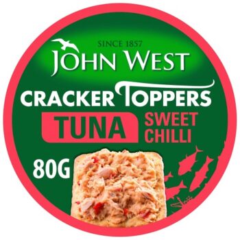John West Cracker Toppers Tuna Sweet Chilli (80g)