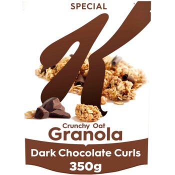 Kellogg's Special K Dark Chocolate Granola Crunchy Oat Curls (350g)